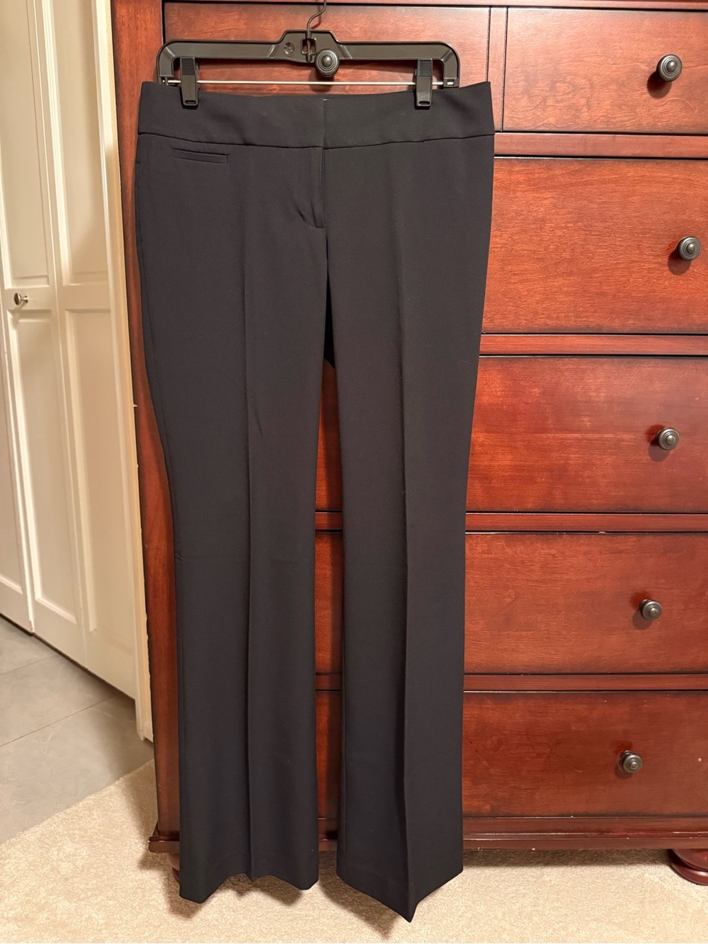 LOFT Black Dress Trousers - Slim Bootcut